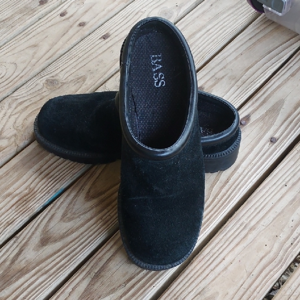Bass Women's Black Mules